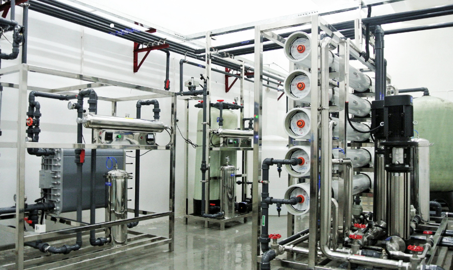 日氟榮高反滲透超純水設備項目